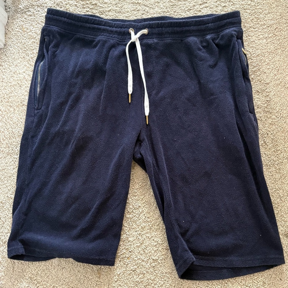Sean John Dark Blue Athletic Shorts